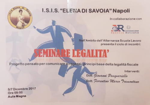 Seminare Legalità (5-7/12/17)