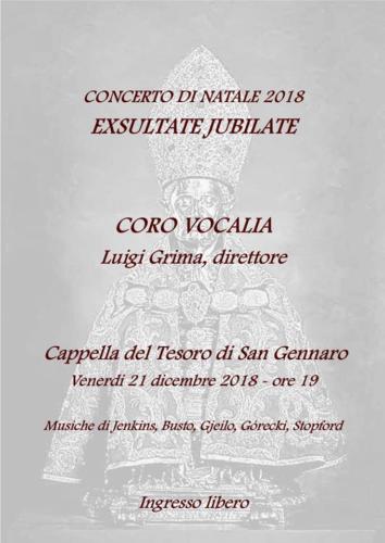 Exsultate Jubilate - Concerto di Natale (21/12/2018)